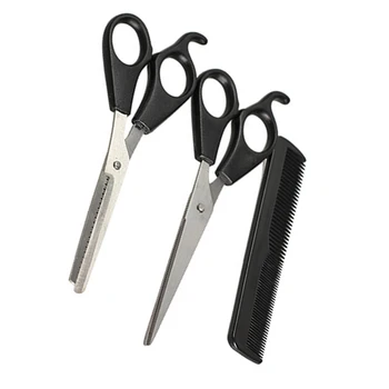 

Newly 3pcs Barber Hair Cutting Tool Thinning Hairdressing Shears Scissor Comb Salon Set CLA88