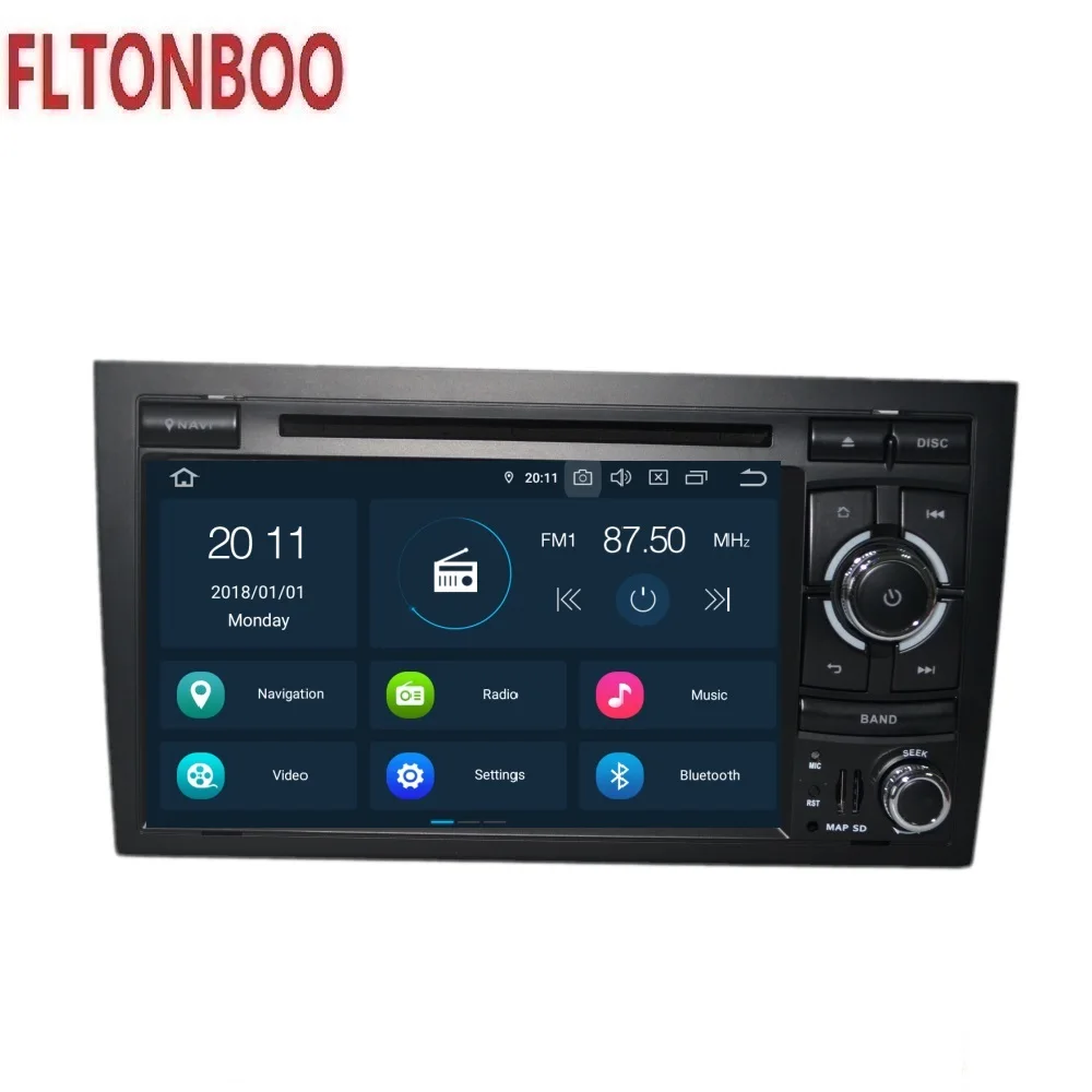 " Android 9 для AUDI A4 2002-2008 автомобильный DVD Радио gps навигация, 3g, ram 4 Гб rom 64 ГБ, Bluetooth, Восьмиядерный, сенсорный экран, PX5