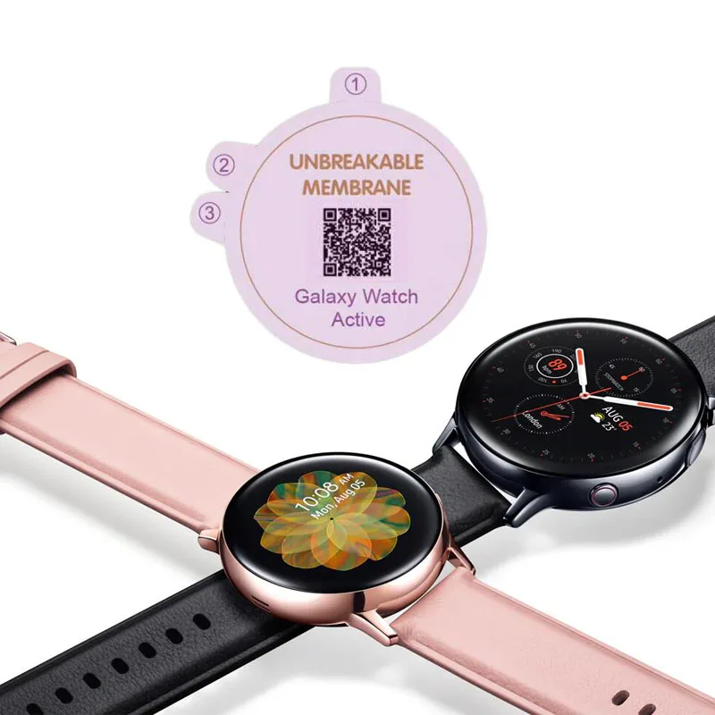 Гидрогелевая мягкая защитная пленка для смарт часов Samsung Galaxy Watch Active 2 40 мм/44