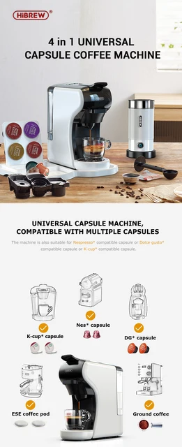 Hibrew Coffee Machine 4in1 Multiple Capsule Espresso H3 