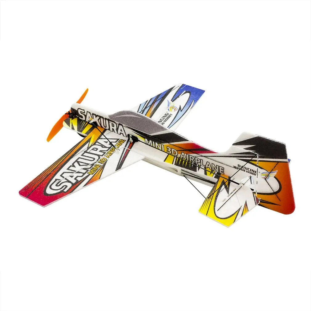 RC EPP Micro Indoor 3D F3P Airplane Sakura Radio Controlled Electric Plane 420mm Wingspan Unassembled Need to Build Aeroplane Ah RC EPP Micro Indoor 3D F3P Airplane Sakura Radio Controlled Electric Plane 420mm Wingspan Unassembled Need to Build Aeroplane Ah