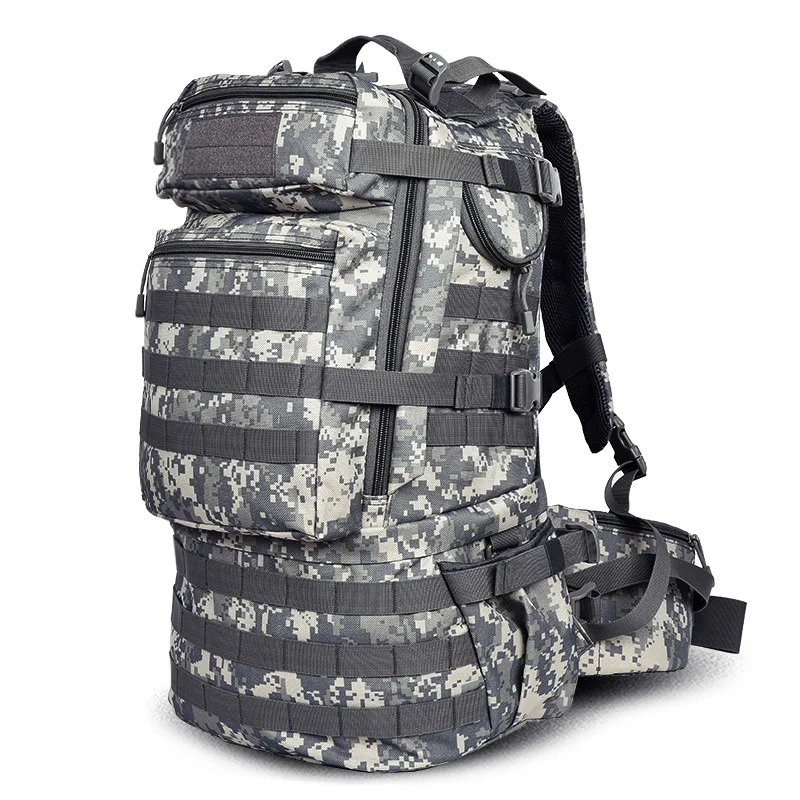 

Outdoor Multi-functional Mountaineering Bag Molle Multi-Mount Backpack Steel Frame Back a Generation of Fat Manufacturers Supply