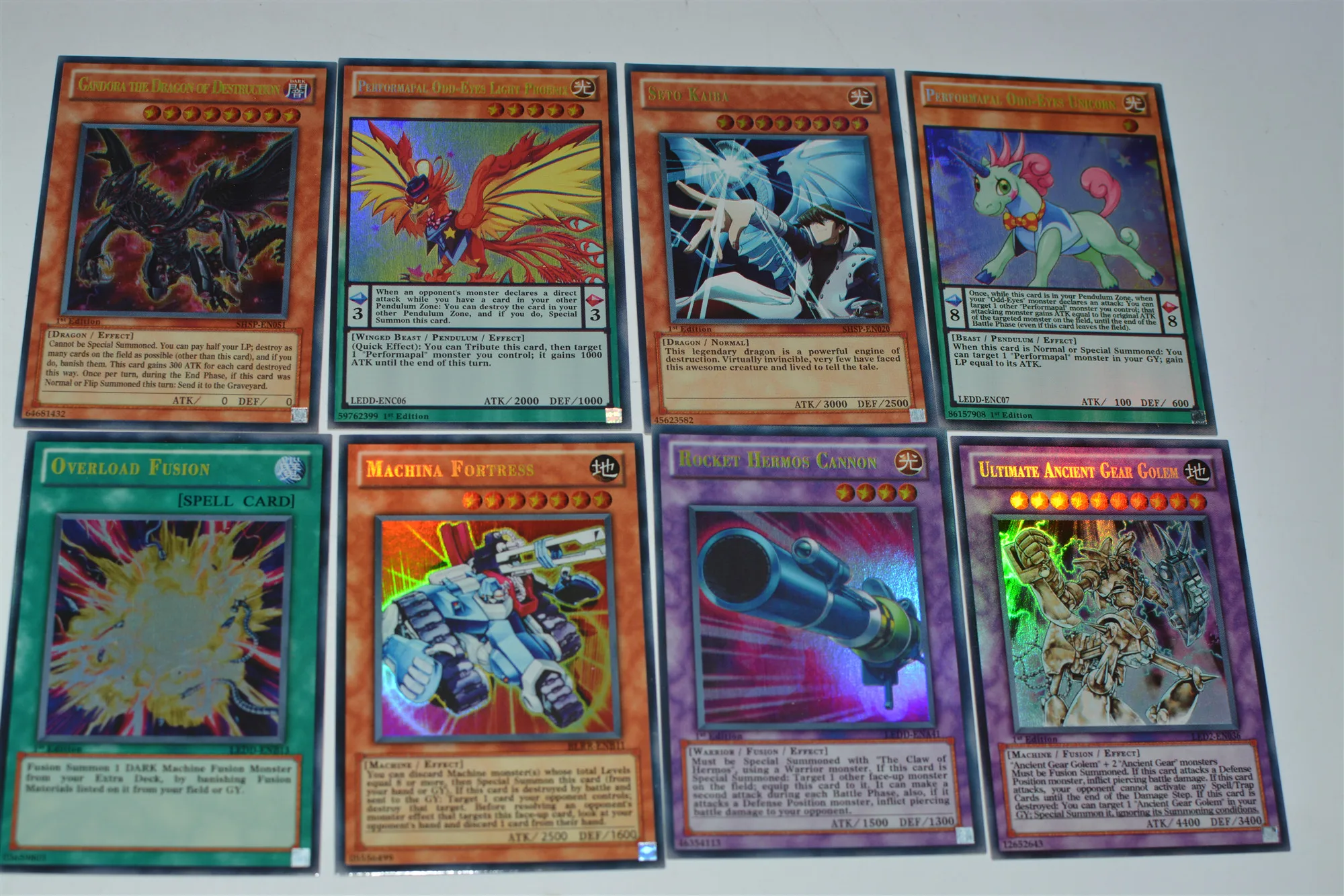 yugioh 100 pcs Holographic card set with box yu gi oh anime Game Collection Cards kids boys toys for children figure cartas