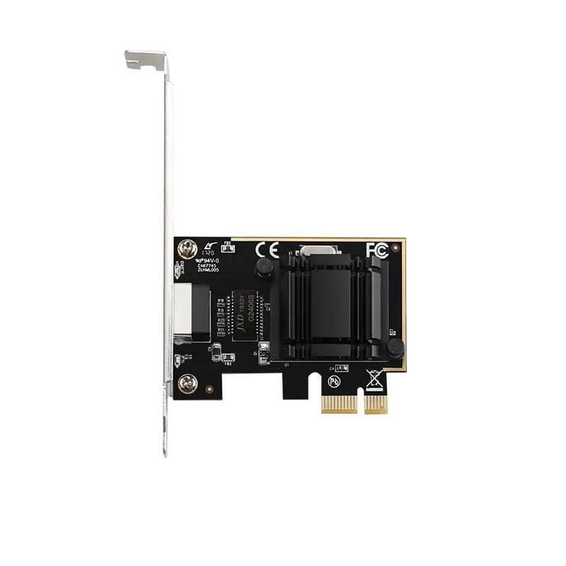 2020 New Arrival Intel chipset 1210AT 10/100/1000Mbps PCIe 1x Gigabit NIC