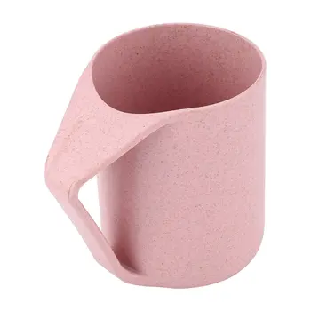 

Wheat Straw Modern Solid Pattern Ceramic Water Mug Creative Bevel Mug Coffee Cup for Home Office Best Gift for Lovers