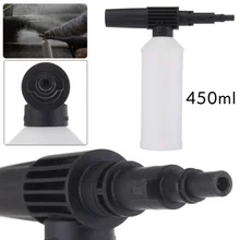 Практичный пистолет для мойки под давлением, автомобильный пенообразователь, бутылка для мытья, поставки, прочная пенная насадка для распылителя, инструмент для обслуживания 450 мл