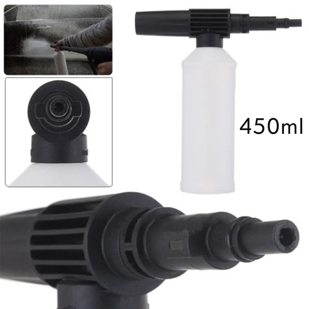 

Pratical Pressure Washer Gun Car Foamer Wash Bottle Supplies Durable Snow Foam Lance for Sprayer Maintenance Tool for 450ml