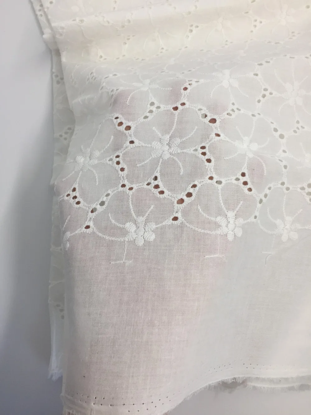 Белая летняя рубашка ручной работы для шитья, платье из хлопка, мягкая и приятная для кожи ткань S0039L ширина 130 см