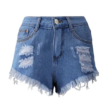 

Women Sexy Tassel Hole Shorts Jeans Denim Short Pants free shipping 9.27