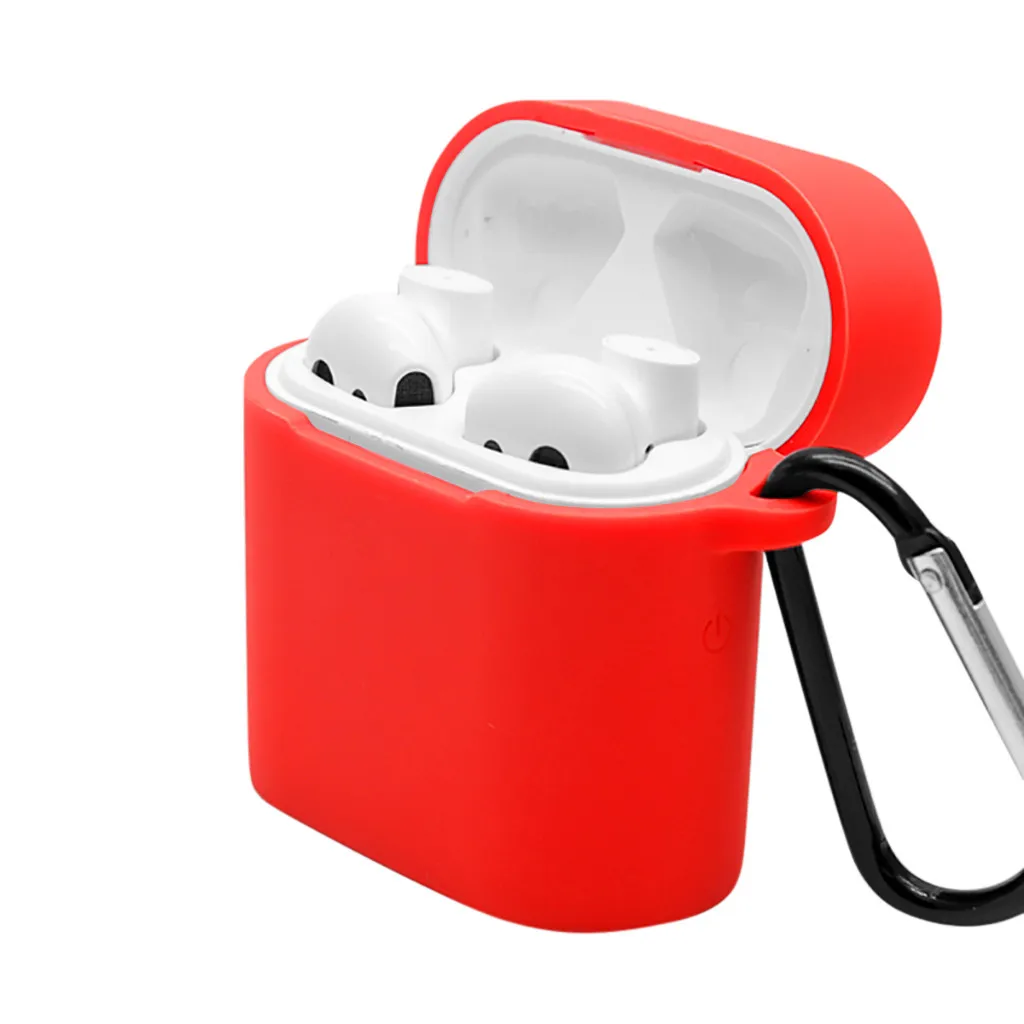 Силиконовый чехол для наушников с карабином для Xiaomi Air 2 анти-осенний рукав Bluetooth Беспроводная защита гарнитуры Cas# Y - Цвет: d