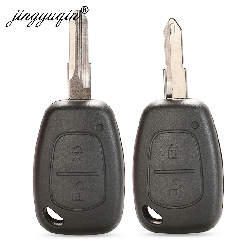 Пульт дистанционного управления jingyuqin 2 кнопки для Renault Opel Vauxhall для Nissan Vivaro Traffic Primastar NE73 VAC102 Blade Fob Shell