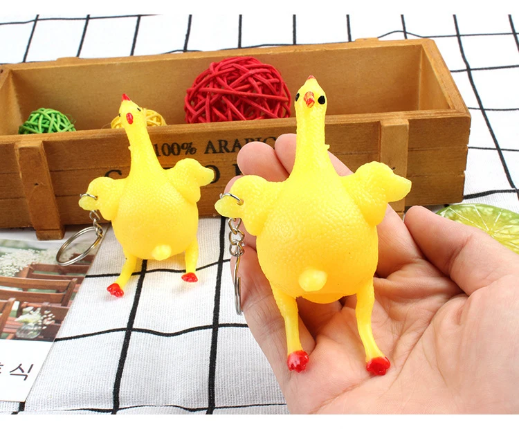 Сюрприз мягкая игрушка антистресс сжимающие Игрушки Куриные яйца несушки забавные гаджеты аутизм облегчение настроения световой меч