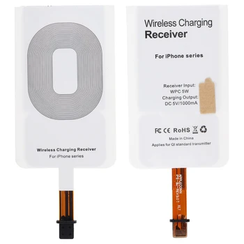 

5V 1000mA Current WPC 5W QI Wireless Charging Receiver Patch Pad Wireless Charger Receiver Sticker Fit for iPhone 6/6P/7/7P