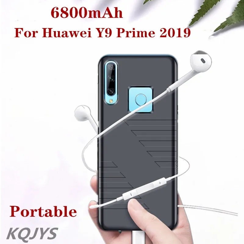 Портативное зарядное устройство KQJYS 6800 мАч чехлы для Huawei Y9 Prime 2019 чехол