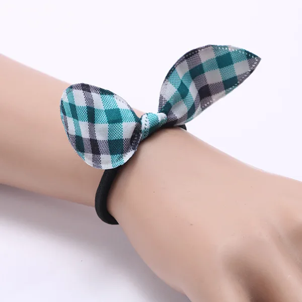 1000 шт/Партия DIY мульти уши кролика лента для волос высокопрочный точки полосы резинки для волос Инструменты для укладки аксессуары HA783