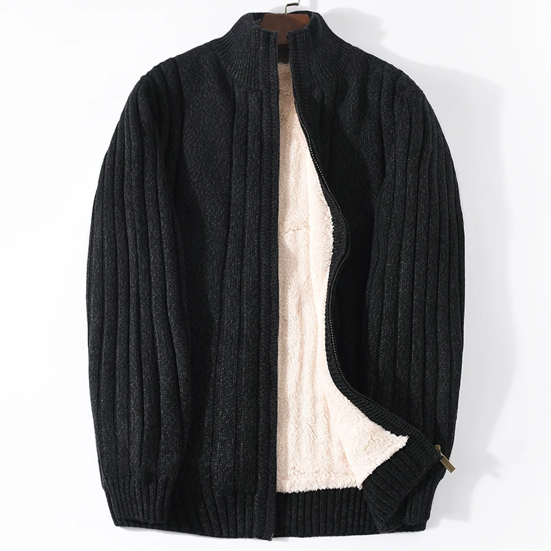 Best Price Men's Sweater Winter Sweater Coat Man Clothes 2020 Knitted Thick Warm Cardigan for Men Pull Homme Plus Size Homme SL203-1