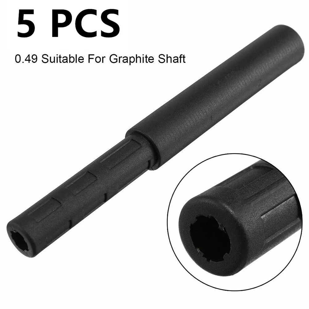 

5Pcs Golf Club Shaft Extender Upgrade Replacement Part Graphite Shaft Extensions Rods Irons Putter Extender Sticks 2021 Hot