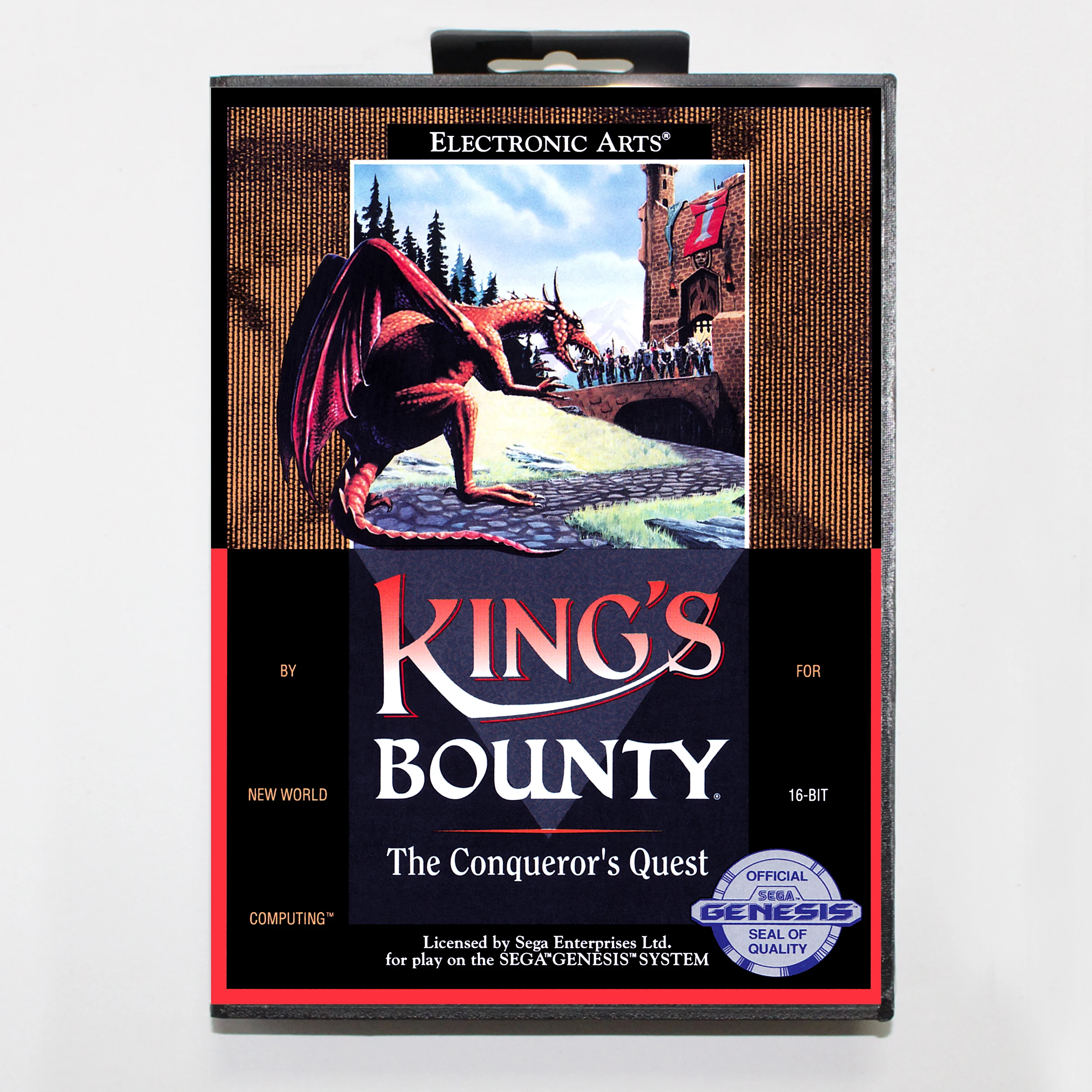 Карточная игра King's Bounty The Conqueror's Quest 16bit MD для sega Mega Drive/Genesis с розничной коробкой