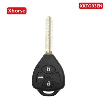 

XHORSE XKTO02EN Wired Universal Remote Key for Toyota Style Flat 4 Buttons