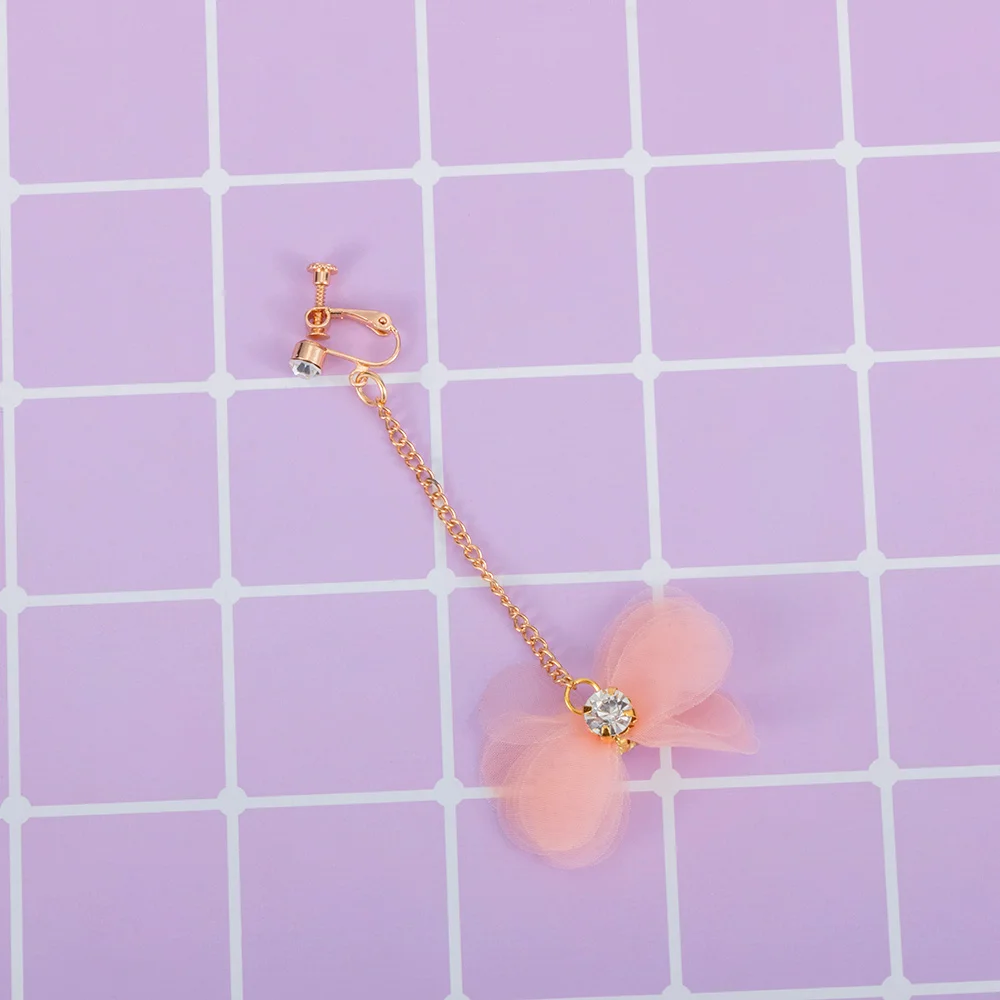 1 Set Bridal Dragonfly Lace Flower Headband Earrings Romantic Crystal Simulated Pearl Tiara Crown Headwear Jewelry Headdress
