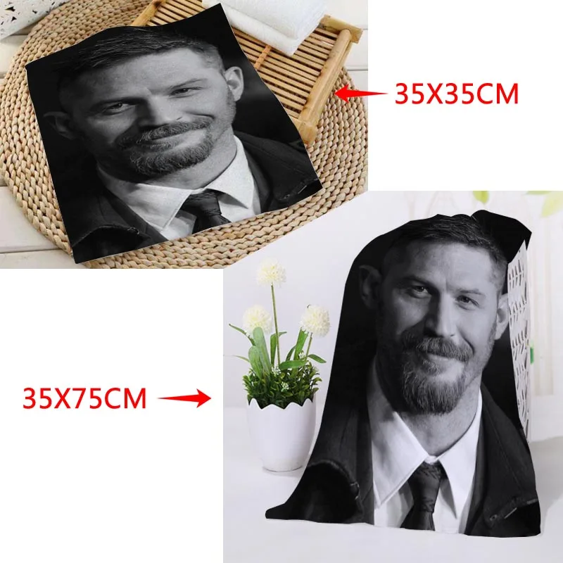 Горячее предложение! полотенца с принтом Tom Hardy. Прямоугольные полотенца. Размер 35x35 см., Размеры 35x75 см. Хлопковые полотенца для лица - Цвет: 10