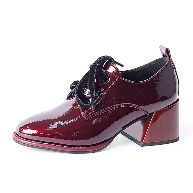 

Women Winter Ankle Boots Red Wine Black Western Cowboy Pointed Toe 6CM Block High Heels Shoes Zapatos De Mujer Ladies Booties