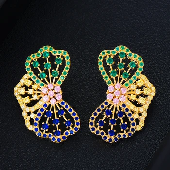 

GODKI Trendy Luxury Bowknots Earrings Ring Sets For Women Wedding Party Cubic Zirconia Crystal CZ DUBAI Bridal Jewelry Sets 2020