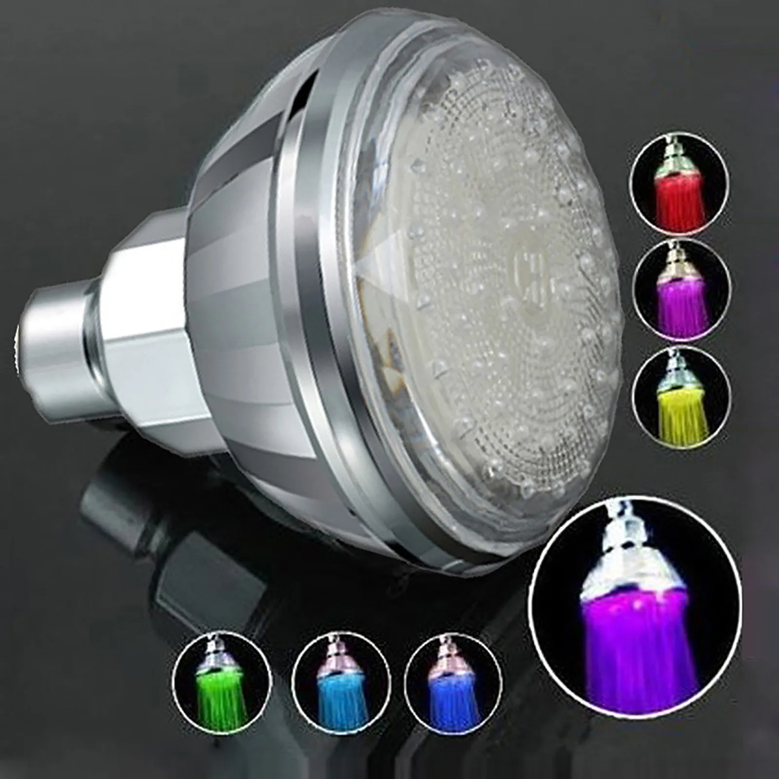 LED Faucet Light Tap Nozzle RGB 7 Colors Change Blinking Temperature Faucet Aerator Water Saving