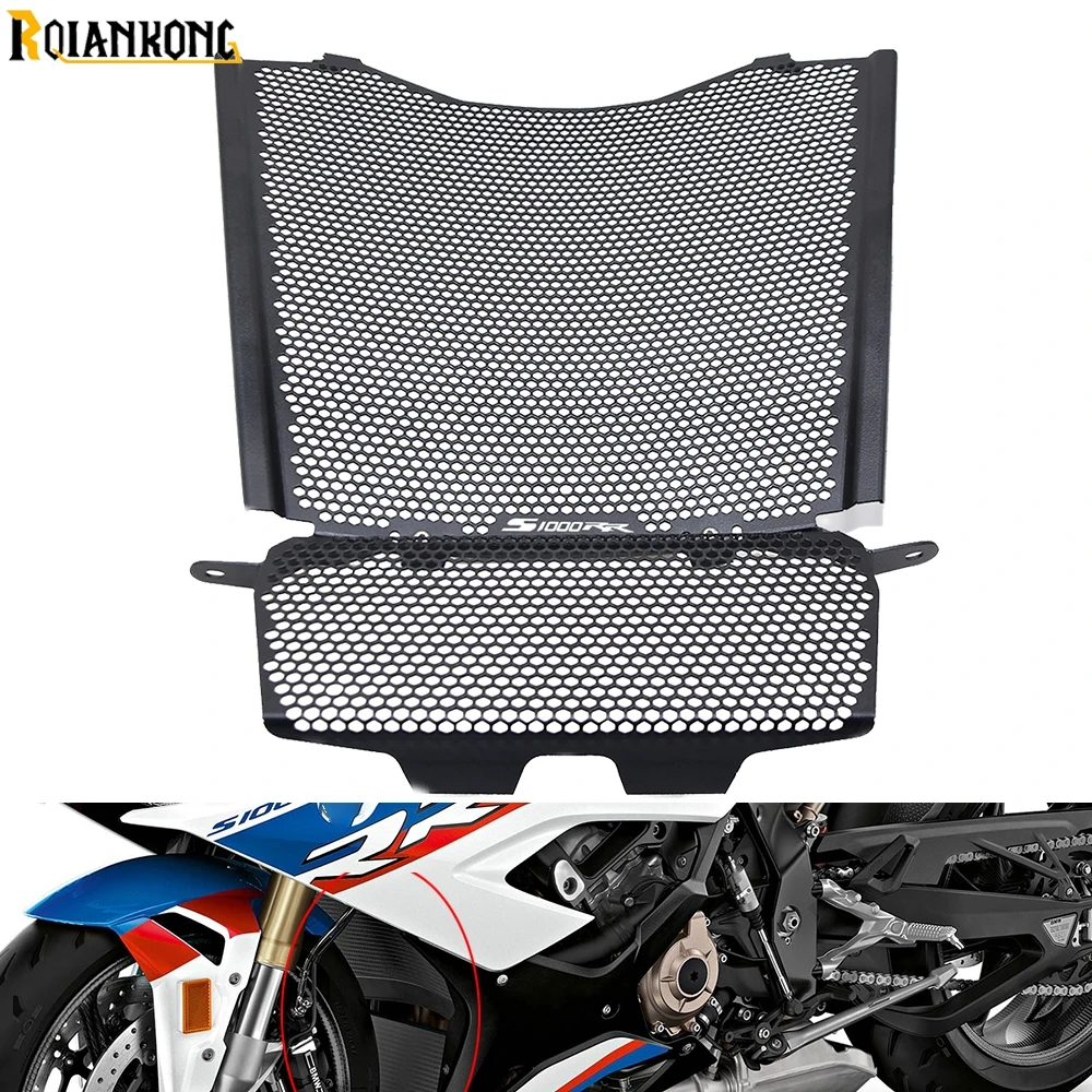 #Special Offers For BMW S 1000 RR S1000RR 2019 2020 Motorcycle Radiator Grille Grill Guard Protector Cover Oil Cooler cover With S1000RR LOGO
