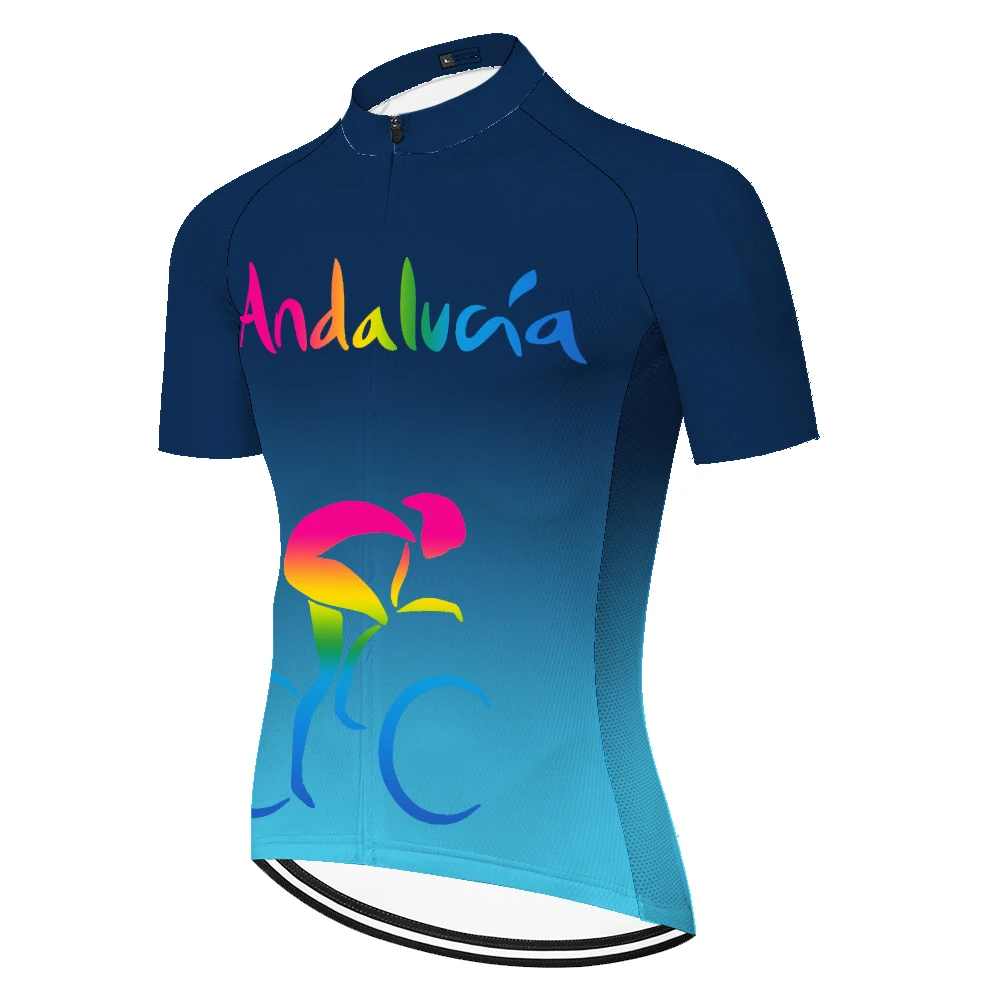 ANDALUCIA Malliot Ciclismo Hombre MTB Maillot Bike Shirt Jersey ProTeam Bicycle Clothing Spain Cycling Jersey