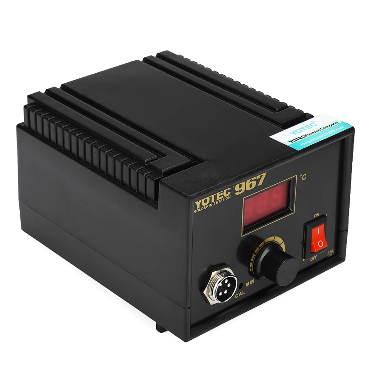 

FORGELO 967 Electric Soldering Station LED Digital AC100--265V Rework Soldering B Tip For Phone PCB IC SMD BGA Welding