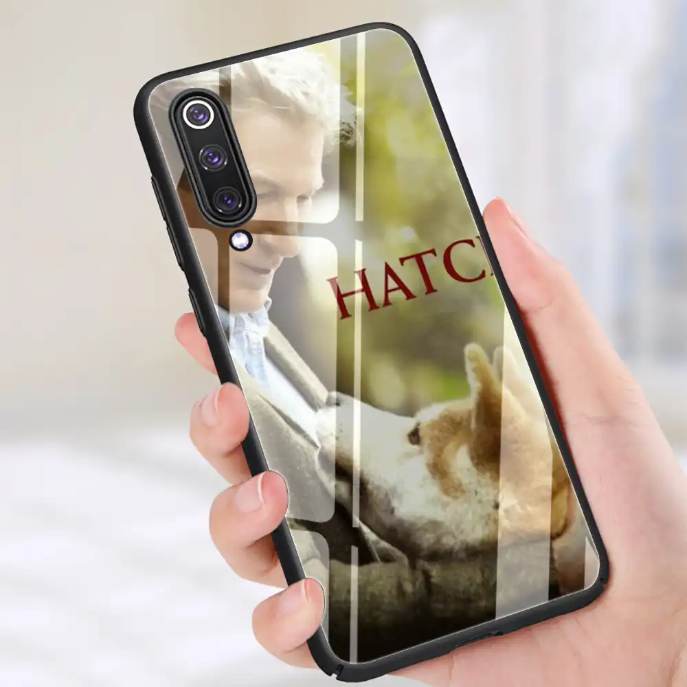 the story of dog hatchi tempered glass phone cas