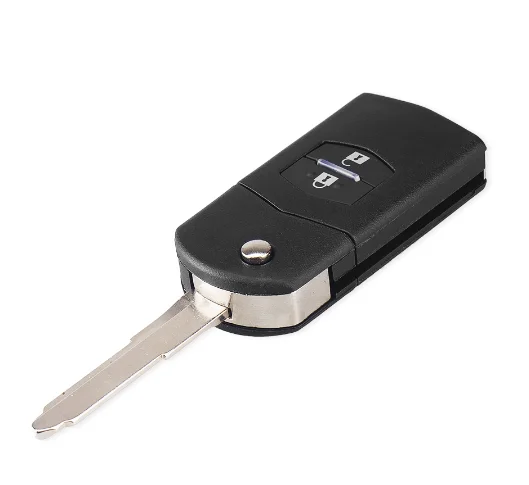 SPCFOR 2 Button Remote Key Fob Shell Case Folding Flip With Uncut Blade For Mazda 3 5 6 Free FOR Shippping | Автомобили и