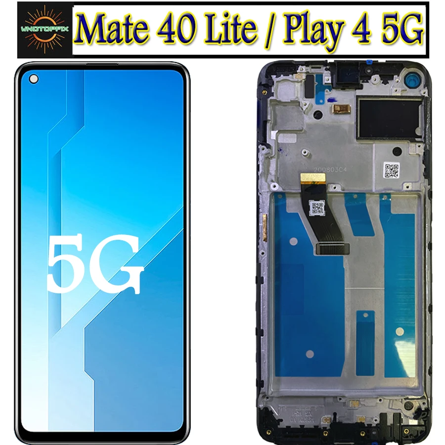 ЖК дисплей для Huawei Honor Play 4 с дигитайзером сенсорный экран в сборе рамкой Mate 40 Lite