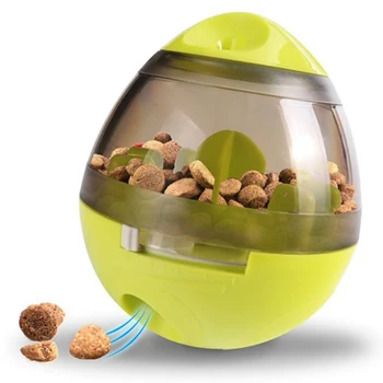 

New Interactive Pet Dog Toy Tumbler Automatic Leaking Food Ball Puzzle Training Fun Bowl Cat And Dog Toy