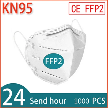 شراءقناع الوجه Ffp2 KN95 أقنعة الوجه فلتر قناع الوجه Ffp2قناع الوجه القابل لإعادة الاستخدام 5 طبقات الغبار التنفس الفم قبعات واقية