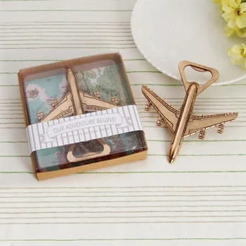 

200 pcs/Lot+Wedding Souvenirs Airplane Bottle Opener Antique Bottle Opener Gift Wedding Favors And Gifts For Guest+FREE SHIPPING