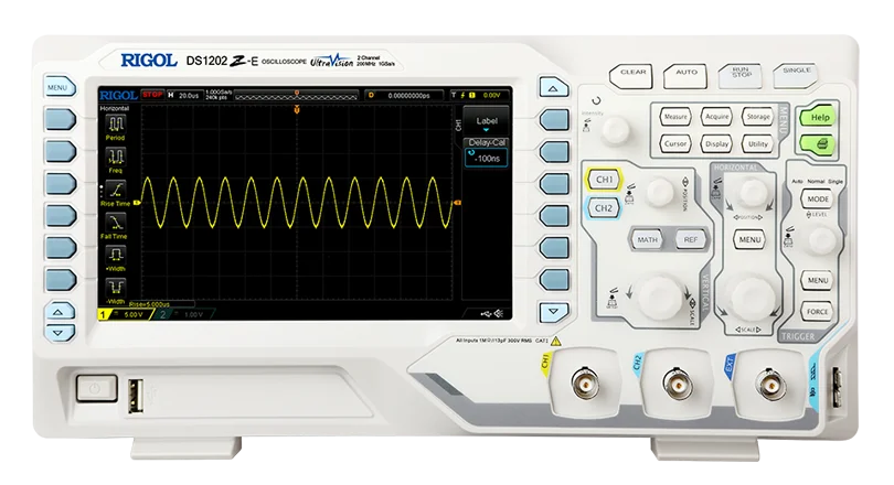 Rigol DS1202Z-E- двухканальный, 200 МГц цифровой осциллограф