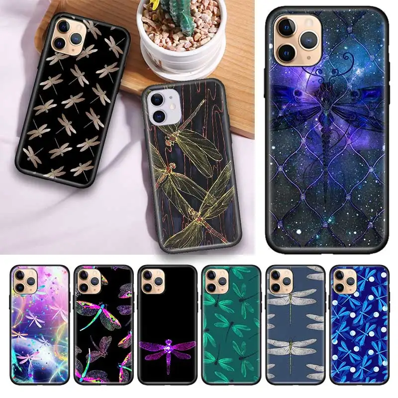 Черный термополиуретановый чехол для Apple iPhone 11 11Pro Max XS X XR 7 8 6 6S Plus 5 5S SE2020 клетки