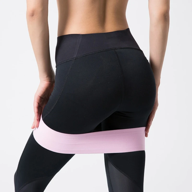 Fitness Body Building Legs Thigh Glute Hip Resistance Band Non-slip Exercise Stretching Training BandsX