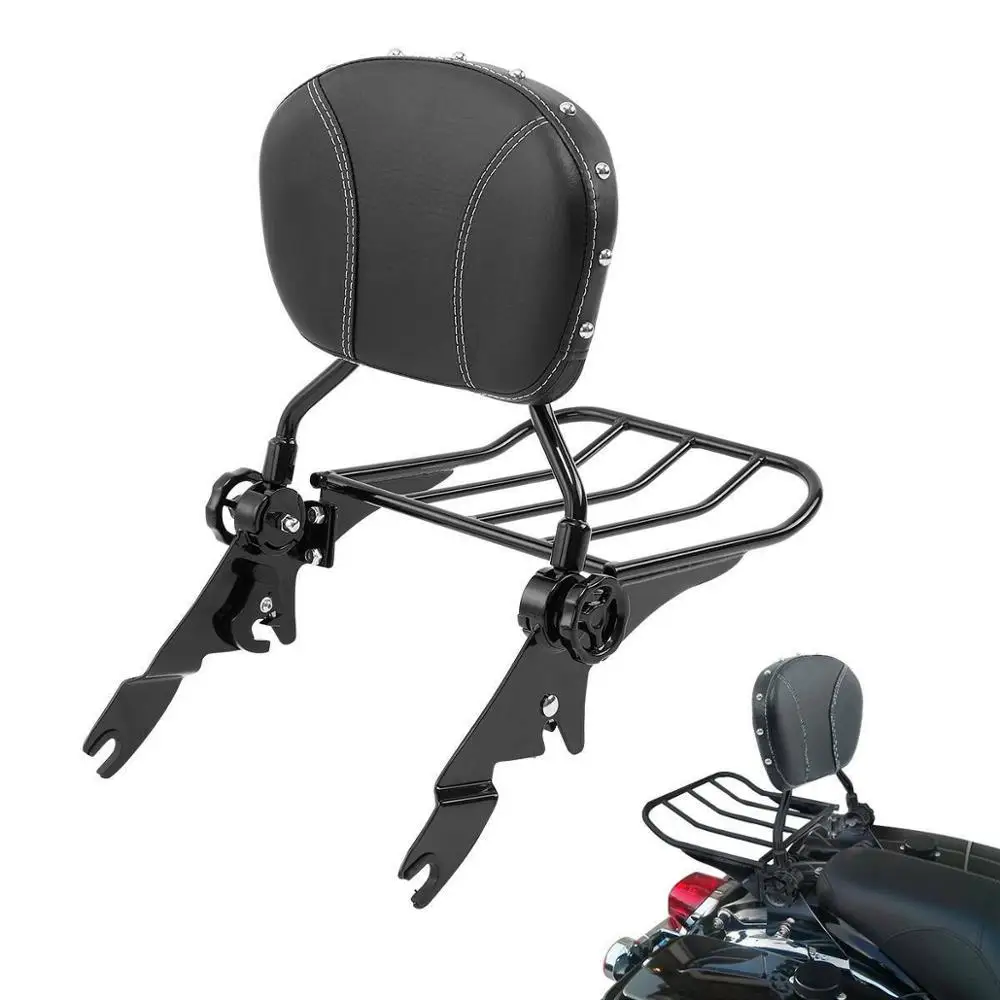 

Motorcycle Detachable Sissy Bar Backrest For Harley Road Street Glide Ultra Classic 09-19 10 11 12 13 14 15 16 17 18