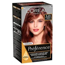 Краска для волос Стойкая L'Oreal Paris, 5.23, Темное Розовое Золото