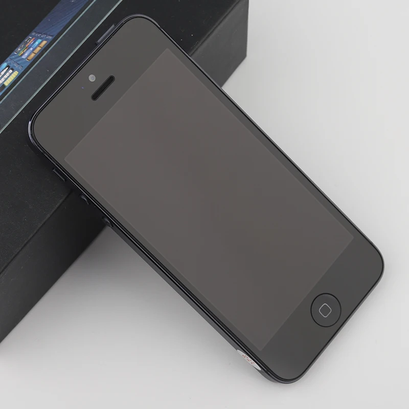  iPhone 5 Unlocked Mobile Phone 16GB/32GB/64GB ROM IOS 4.0 inch 8MP WIFI GPS 100% Factory Original A