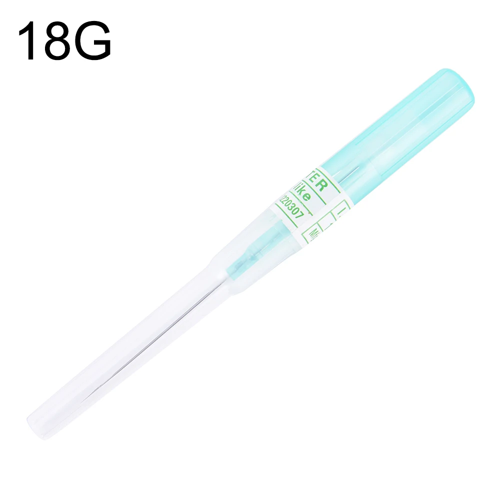 Disposable Body Piercing Needles Gauge Piercing Needles Sterile Body Piercing Needles 14/16/18/20G For Ear Nose Navel Nipple 1PC