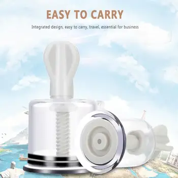 

1Pc Home Hand Twist type Cupping Massage Apparatus Suction Explosion-proof Plastic vacuum Cups Chinese Health Care Detox Tool