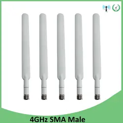 5 шт. wifi антенна antena 4g усилитель сигнала сотовой сети автомобиля para модем sma 3g hf телефон longo alcance сигнал маршрутизатор Lte gsm Wi-Fi carro