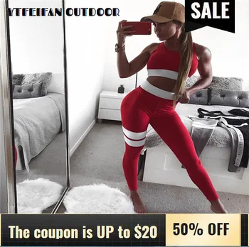 

Gym Clothing for Woman Yoga Fitness Sets 2 Piece Wear Leggings Sport Suit Work Out Top Active Sportswear Outfit Sports Suits