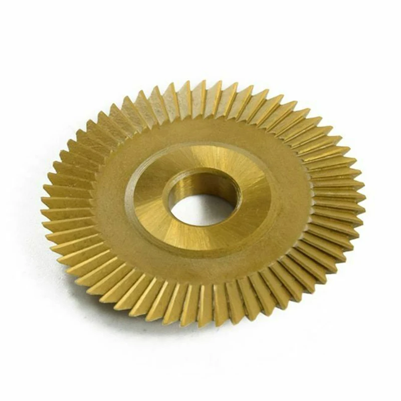 1*Milling Cutter 60*7.3*12.7 mm 60T Titanium-plated High Speed Steel Milling Cutter Locksmith new arrival