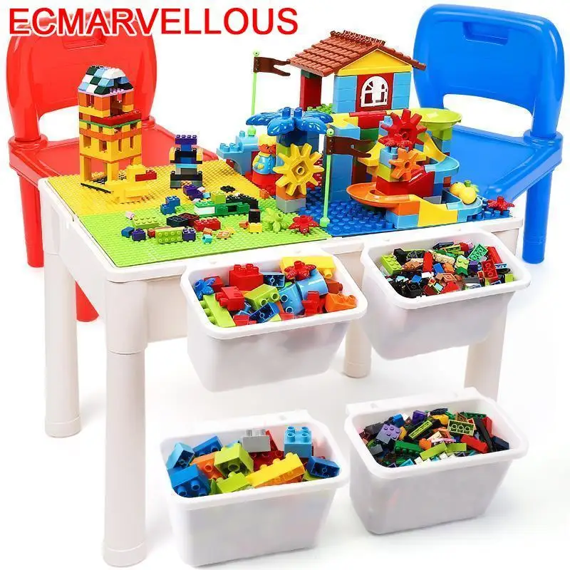 mesa infantil lego