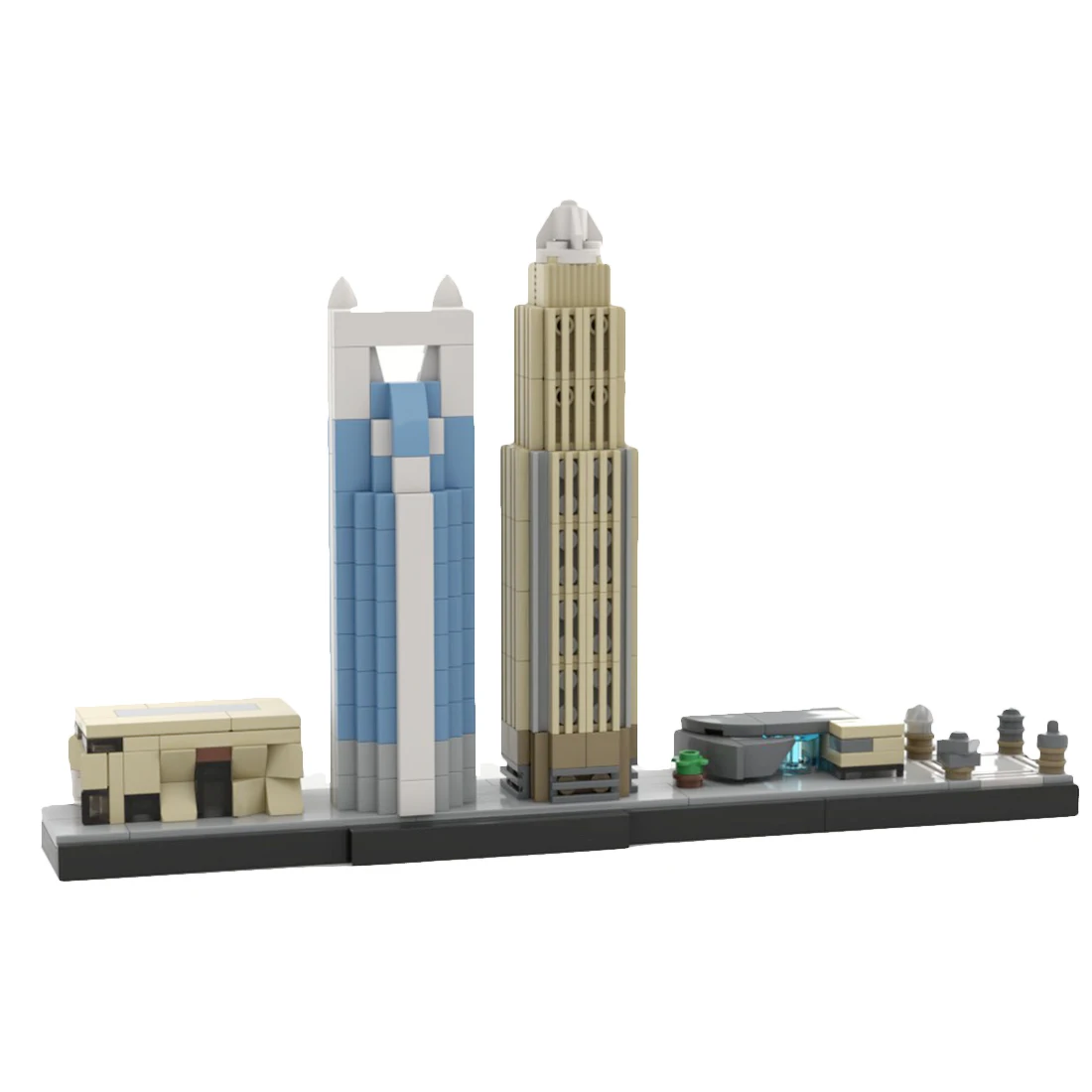 

360+Pcs MOC Street View Series Skyline Architecture Bricks Assembly Building Model Educational Bricks Toy Gift For 8+
